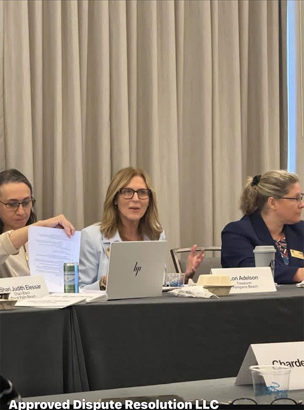 At the ADR Section Executive Council Meeting